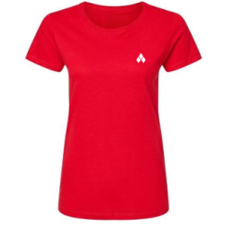 Playera mujer logo FlyMx mini blanco