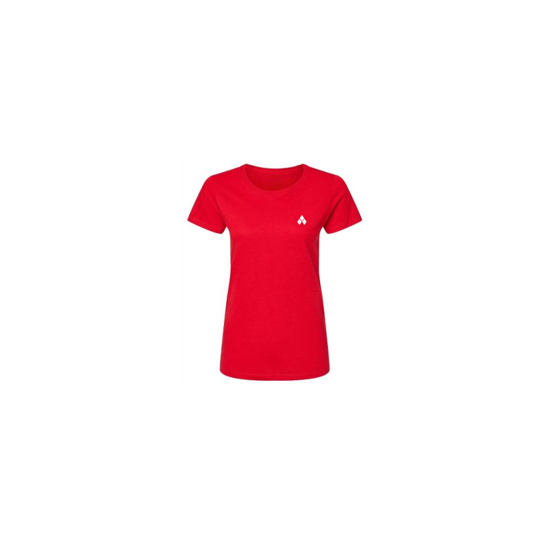 Playera mujer logo FlyMx mini blanco