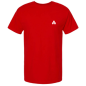 Playera hombre roja logo FlyMx mini blanco