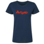 Playera mujer logo FlyMx rojo completo