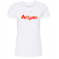 Playera mujer logo FlyMx rojo completo