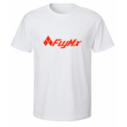 Playera hombre logo FlyMx rojo completo