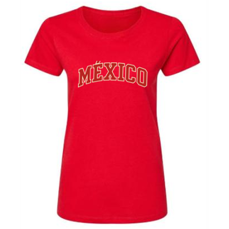 Playera mujer logo México