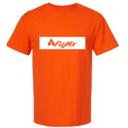 Playera hombre logo FlyMx plasta blanca