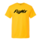 Playera hombre FlyMx logo fondo blanco