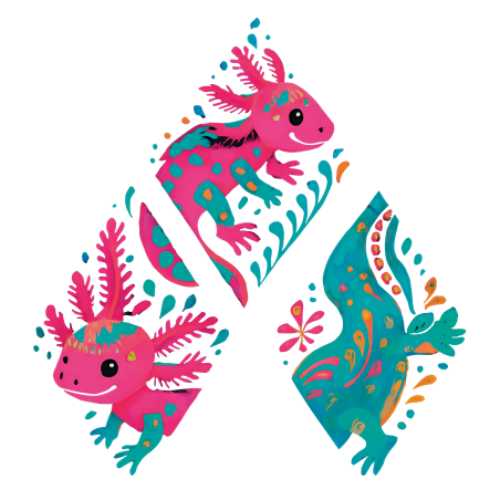 Playera mujer FlyMx wingmate ajolotes