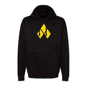 Hoodie FlyMx logo amarillo