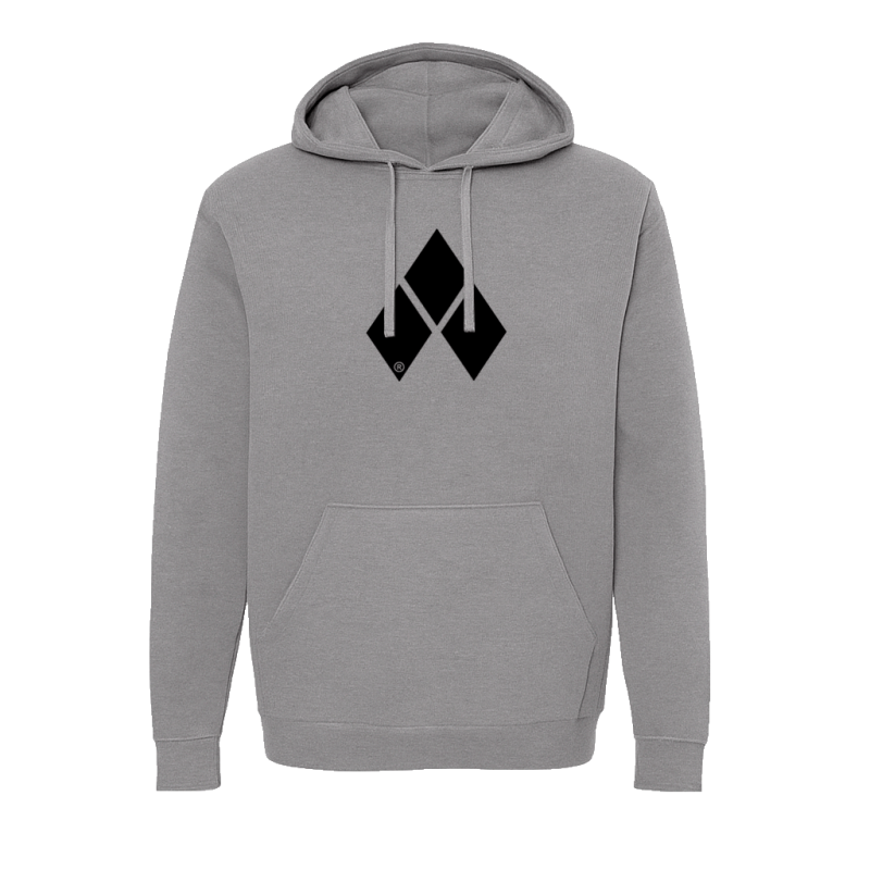 Hoodie gris logo FlyMx negro