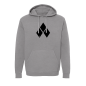 Hoodie gris logo FlyMx negro