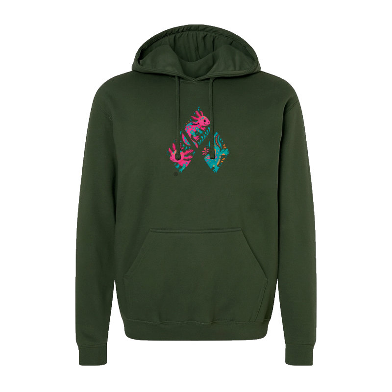 Hoodie logo FlyMx ajolote