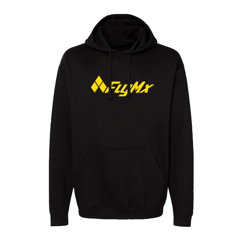 Hoodie logo FlyMx amarillo