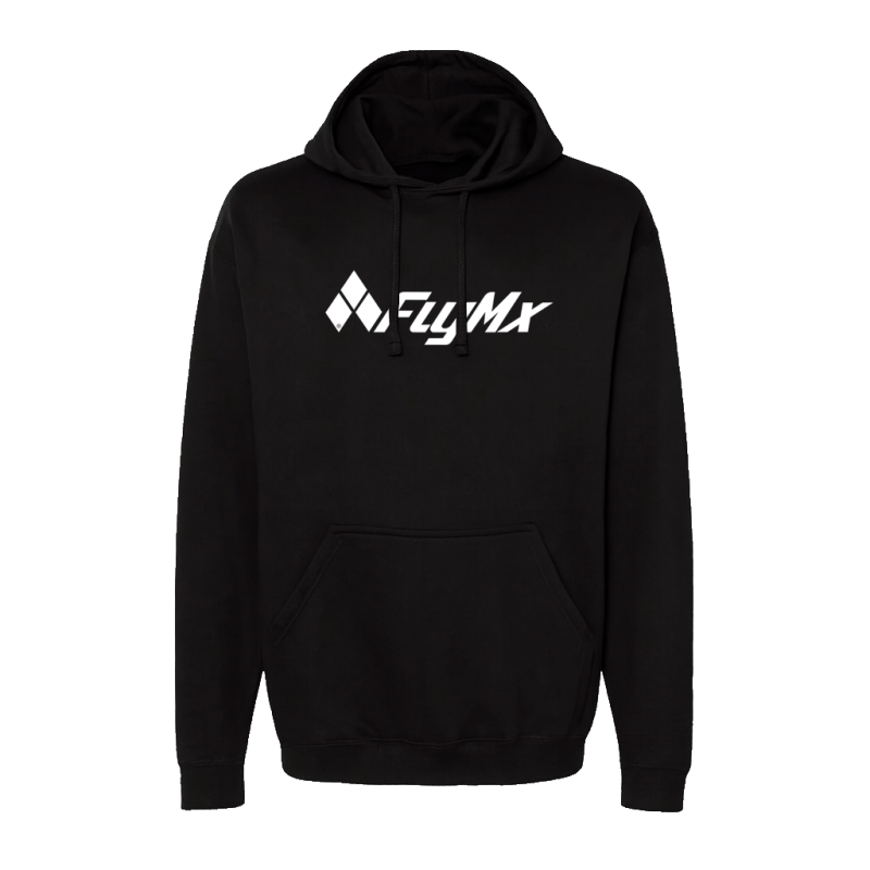 Hoodie logo FlyMx blanco