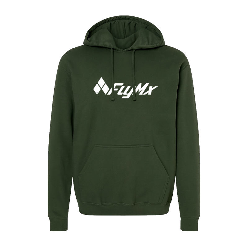 Hoodie logo FlyMx blanco