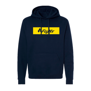 Hoodie logo FlyMx plasta amarilla