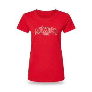Playera mujer logo México