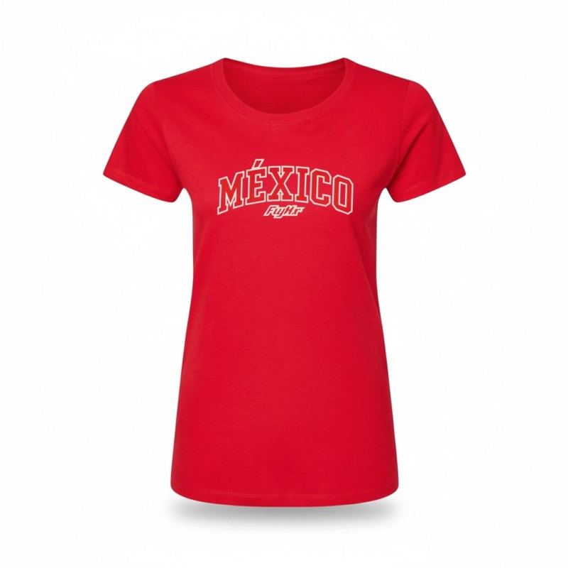 Playera mujer logo México