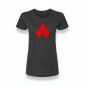 Playera mujer FlyMx wingmate rojo