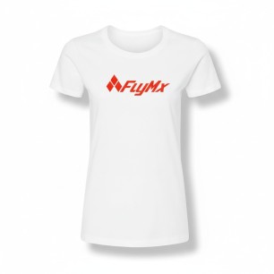 Playera mujer FlyMx logo rojo