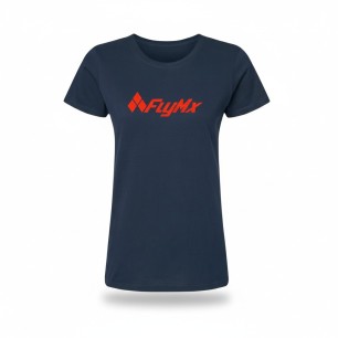 Playera mujer FlyMx logo rojo