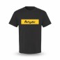 Playera hombre FlyMx logo fondo amarillo