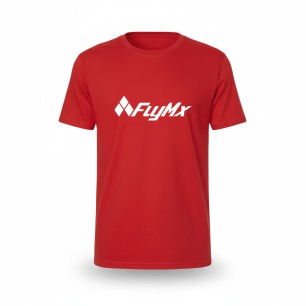 Playera hombre FlyMx logo blanco