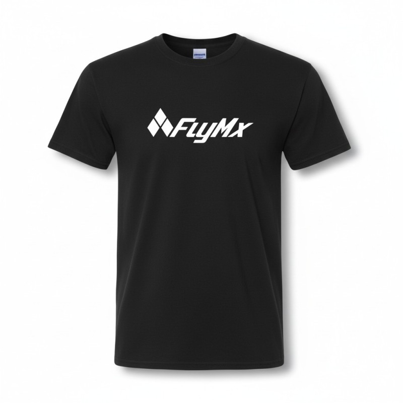Playera hombre FlyMx logo blanco