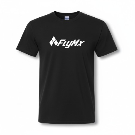 Playera hombre FlyMx logo blanco