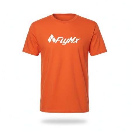 Playera hombre FlyMx logo blanco