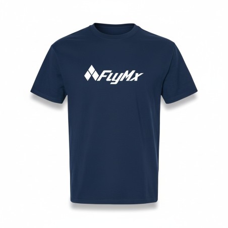 Playera hombre FlyMx logo blanco