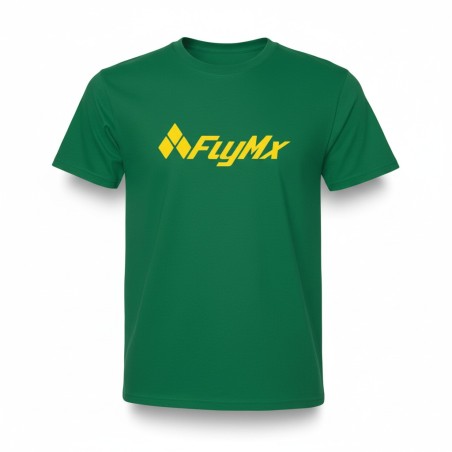 Playera hombre FlyMx logo amarillo