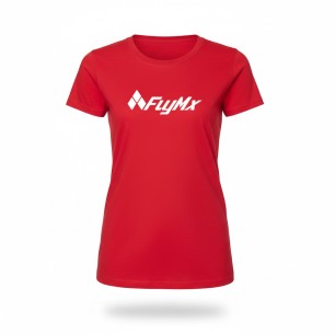Playera mujer FlyMx logo blanco