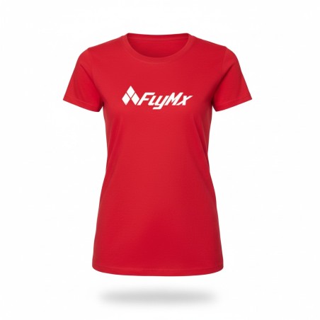 Playera mujer FlyMx logo blanco