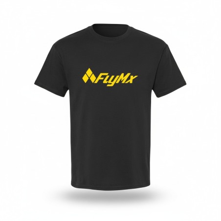 Playera hombre FlyMx logo amarillo