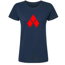 Playera mujer logo FlyMx rojo