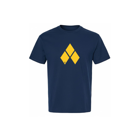 Playera hombre logo FlyMx amarillo