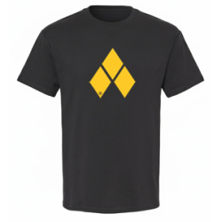 Playera hombre logo FlyMx amarillo