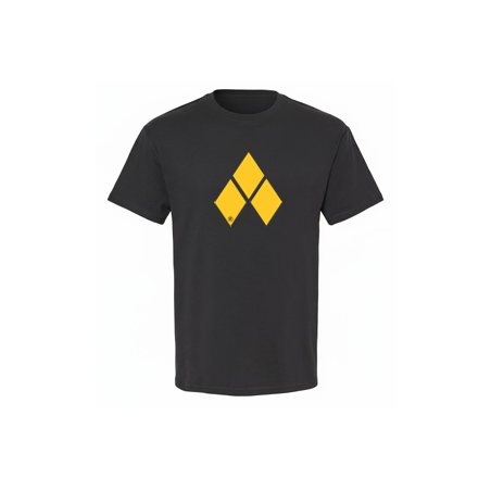 Playera hombre logo FlyMx amarillo