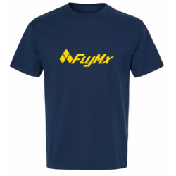 Playera hombre logo FlyMx amarillo