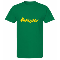 Playera hombre logo FlyMx amarillo