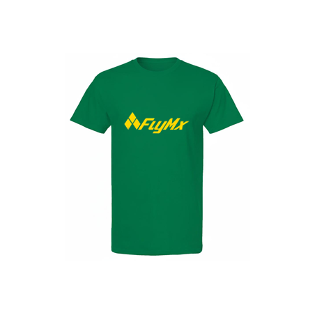 Playera hombre logo FlyMx amarillo