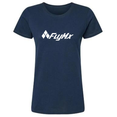 Playera mujer logo FlyMx blanco
