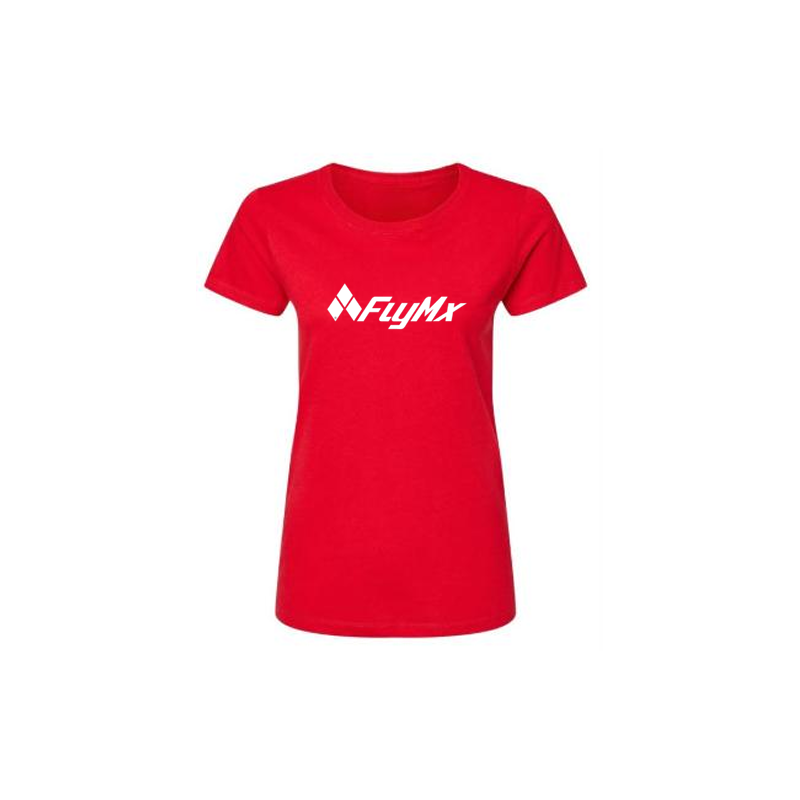 Playera mujer logo FlyMx blanco