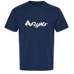 Playera hombre logo FlyMx blanco